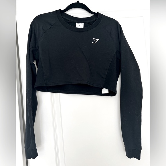 Gymshark Sweaters - Donated - Training Fleece Cropped Sweatshirt